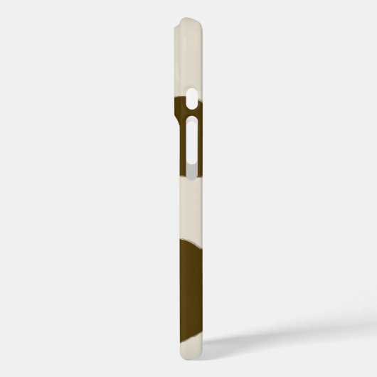 DIE KUHE braun gerettet Case-Mate iPhone Hülle (Rückseite / Links)