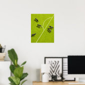 Die Kühe, die Fußball spielen Poster (Heimbüro)
