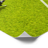 Die Kühe, die Fußball spielen Poster (Ecke)