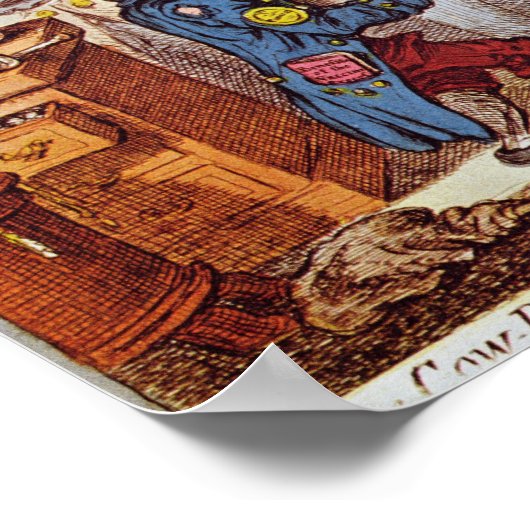 Die Kuhschale oder die wunderbaren Auswirkungen Poster (Ecke)