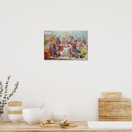 Die Kuhschale oder die wunderbaren Auswirkungen Poster (Küche)