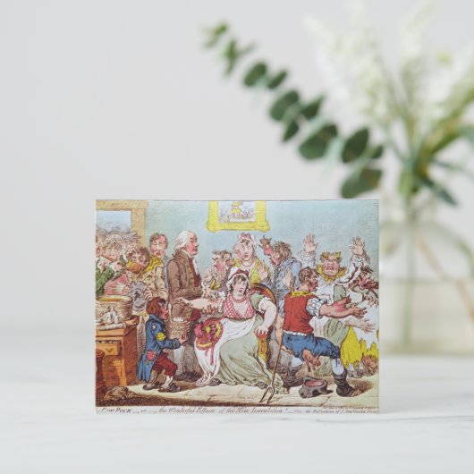 Die Kuhschale oder die wunderbaren Auswirkungen Postkarte (Stehend Vorderseite)