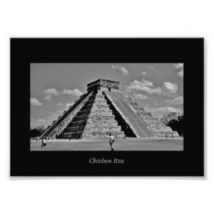 Die Kukulkan-Pyramide Fotodruck