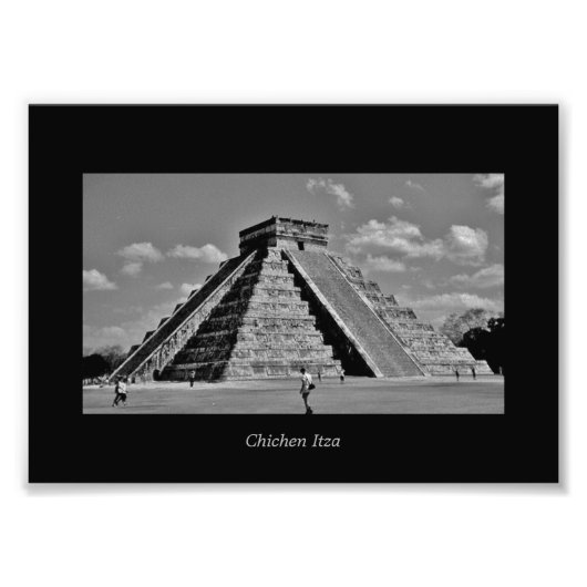 Die Kukulkan-Pyramide Fotodruck (Vorne)