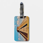 Die Kukulkan-Pyramide Gepäckanhänger (Rückseite vertikal)