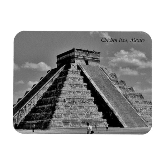 Die Kukulkan-Pyramide Magnet (Horizontal)
