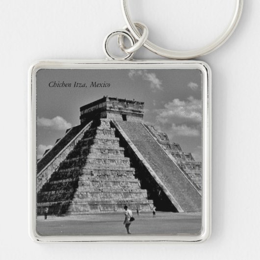 Die Kukulkan-Pyramide Schlüsselanhänger (Vorne)