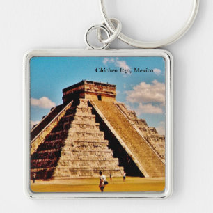 Die Kukulkan-Pyramide Schlüsselanhänger