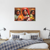 Die Kultur Indiens Leinwanddruck (Insitu (Schlafzimmer))