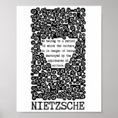 Die KULTUR wird von Nietzsche zitiert Poster (Vorne)