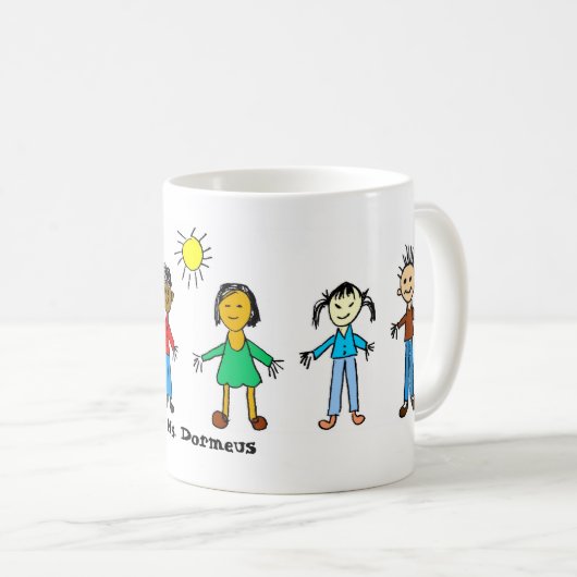 Die KUNDENGERECHTE NamensTasse des Lehrers Kaffeetasse (VorderseiteRechts)