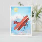 Die Kundenkarte beleben Dankeskarte (Stehend Vorderseite)