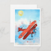 Die Kundenkarte beleben Dankeskarte (Vorne/Hinten)