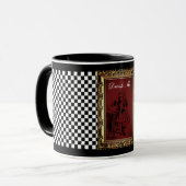 Die kundenspezifische überprüfte Text-Alice im Tasse (Vorderseite Links)