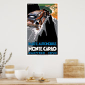 Die Kundgebung des Auto Monte Carlo aus dem Jahr 1 Poster (Küche)