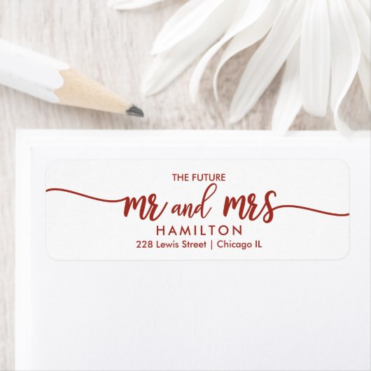 Die künftige Rücksendeadresse von Herrn und Frau S (Insitu)