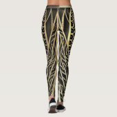 Die Kunst-Deko-Entwurfs-Leggings der Frauen Leggings (Rückseite)