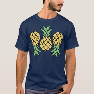 Die Kunst der Ananas im Kopf T-Shirt