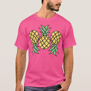 Die Kunst der Ananas im Kopf T-Shirt