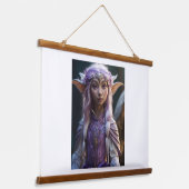 Die Kunst der Atmosphäre schafft schöne Wände. Wandteppich Mit Holzrahmen (Gewinkelt)