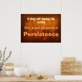 Die Kunst der Beständigkeit (Klassenposter) Poster (Küche)