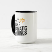 Die Kunst der dramatischen Landung. Tasse (Vorderseite Links)