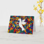 Die Kunst der Emeka! Grußkarte Karte (Gelbe Blume)