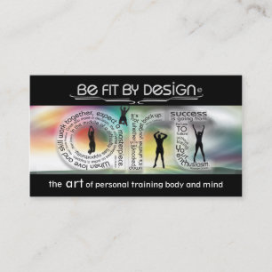 Die Kunst der Fitness Business Card Visitenkarte