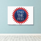 Die Kunst der Gefüttert Sterne Leinwanddruck (Insitu (Holzboden))