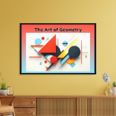 Die Kunst der Geometrie Leinwanddruck (Insitu (Wohnzimmer))