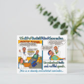 Die Kunst der Gespräche von Zahnärzten und Patient Postkarte (Stehend Vorderseite)