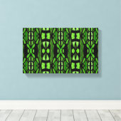 Die Kunst der Grünen und Schwarzen Mauer Leinwanddruck (Insitu (Holzboden))