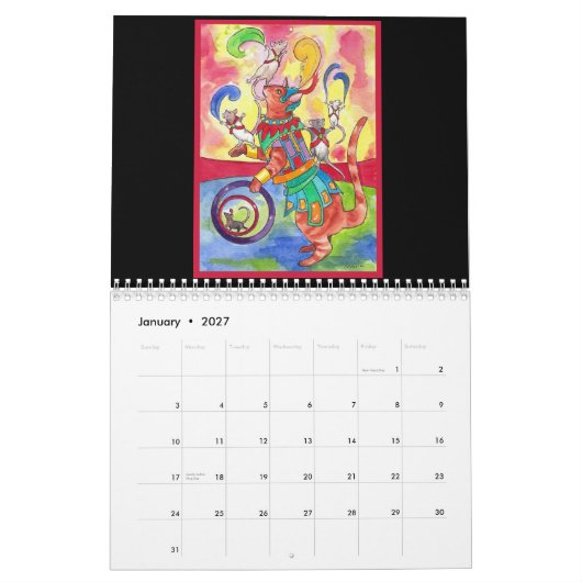 Die Kunst der illustrierten Ratte 2012 Kalender (Jan 2027)