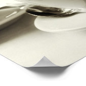 Die Kunst der Kaffeezubereitung / das Hinzufügen g Poster (Ecke)