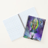 Die Kunst der Kronen-Chakra Notizblock (Innenseite)