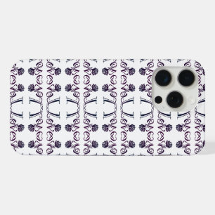 Die Kunst der Liebe: Elegante Briefe und blühende  iPhone 15 Pro Max Hülle