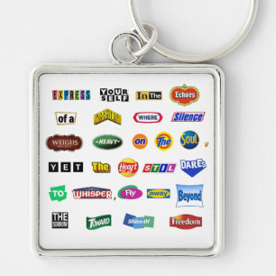 Die Kunst der Logos Schlüsselanhänger