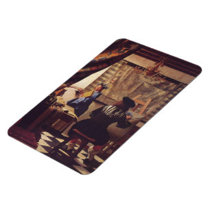 Die Kunst der Malerei von Johannes Vermeer Magnet