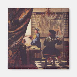 Die Kunst der Malerei von Johannes Vermeer Magnet