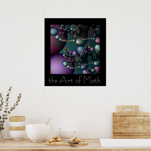 Die Kunst der Mathematik Poster (Küche)