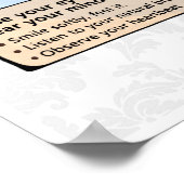 Die Kunst der Meditation für Erwachsene Poster (Ecke)