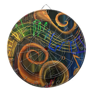 Die Kunst der Musik Dartscheibe