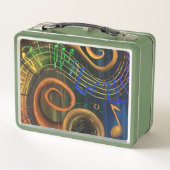 Die Kunst der Musik Metall Brotdose (Rückseite)