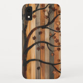 Die Kunst der Natur: Mosaiksteingehäuse aus Holz Case-Mate iPhone Hülle (Rückseite)