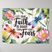 Die Kunst der religiösen Mauer mit dem Bibelverse Poster (Vorne)