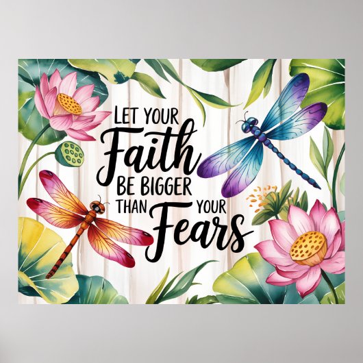 Die Kunst der religiösen Mauer mit dem Bibelverse Poster (Vorne)