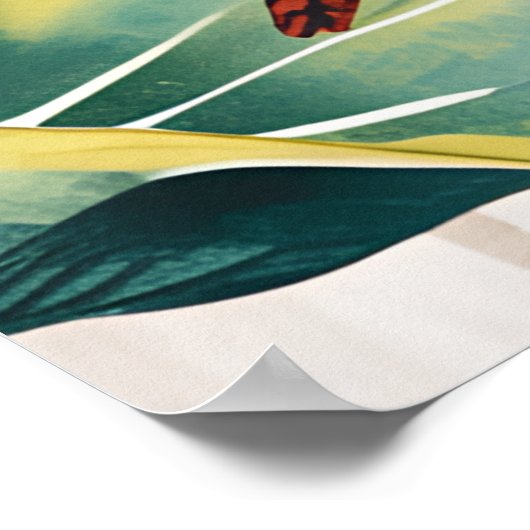 Die Kunst der religiösen Mauer mit dem Bibelverse Poster (Ecke)