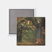 Die Kunst der Rose Magnet (Vorderseite/Rückseite)