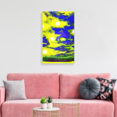Die Kunst der Sterne Leinwanddruck (Insitu (Wohnzimmer))