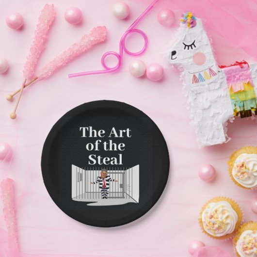 Die Kunst der Trump-Papiertüte Pappteller (Party)